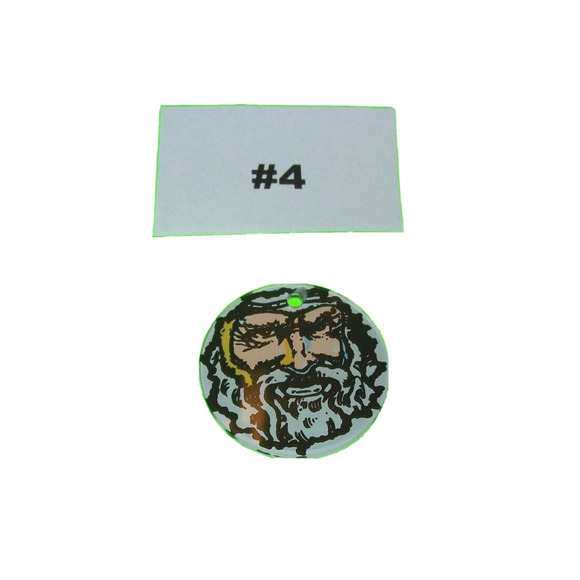 Pinball Magic Promo Plastic Keychain Original Vintage Game Bearded Man 1995 #4 - Picture 1 of 2